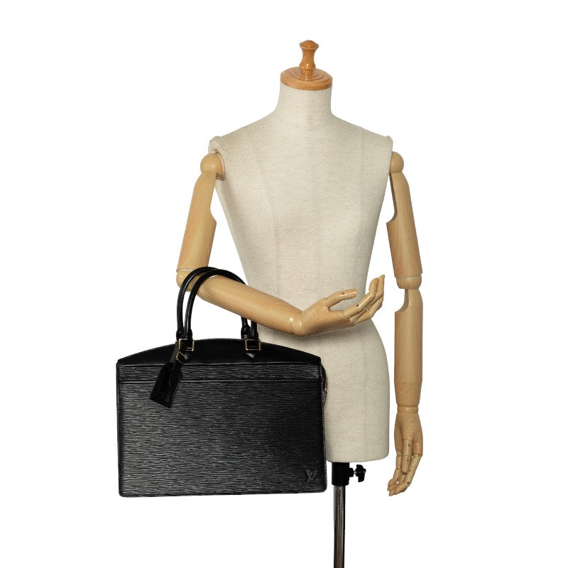 Louis Vuitton Epic Riviera Business Bag M48182 Noir Black Leather Lady Louis Vuitton