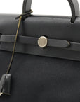 Hermes Elmes Air Bag AdPM Rucksack Backpack 2WAY Handbags Tower Office Leather Black □ O Signage □ Blumin
