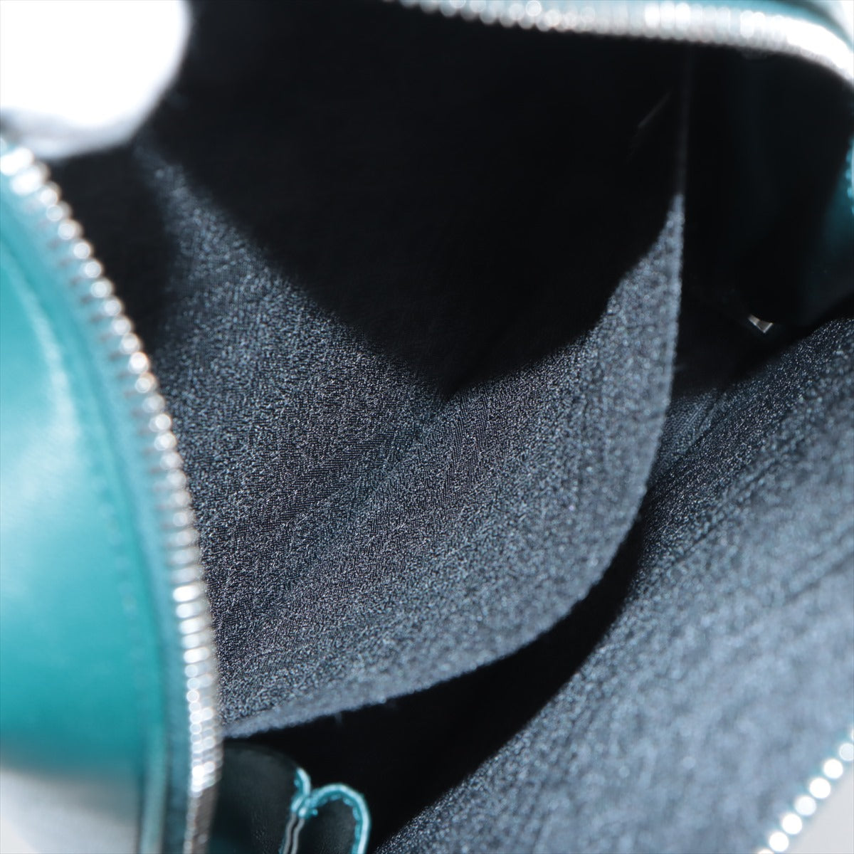 Bottega Veneta Block Leather Shoulder Bag Blue Green