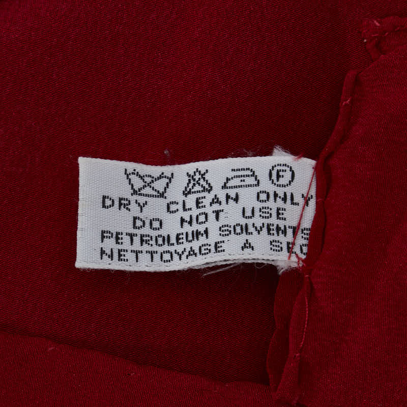 Chanel Mattress Bag Cocomark Motif carf Red Multicolor Silk  CHANEL