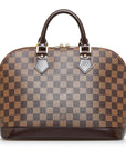 Louis Vuitton Alma Handbag N53151 Brown PVC Leather  Louis Vuitton