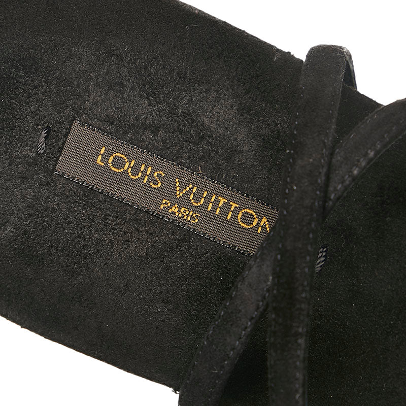 Louis Vuitton Louis Vuitton Pumpkins Swede Black Brown &#39;s Eyes