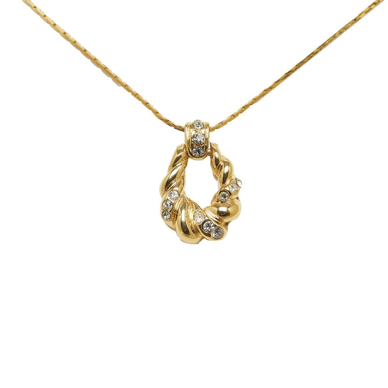 Saint Laurent Pendant Necklace in Gold Plating Ladies