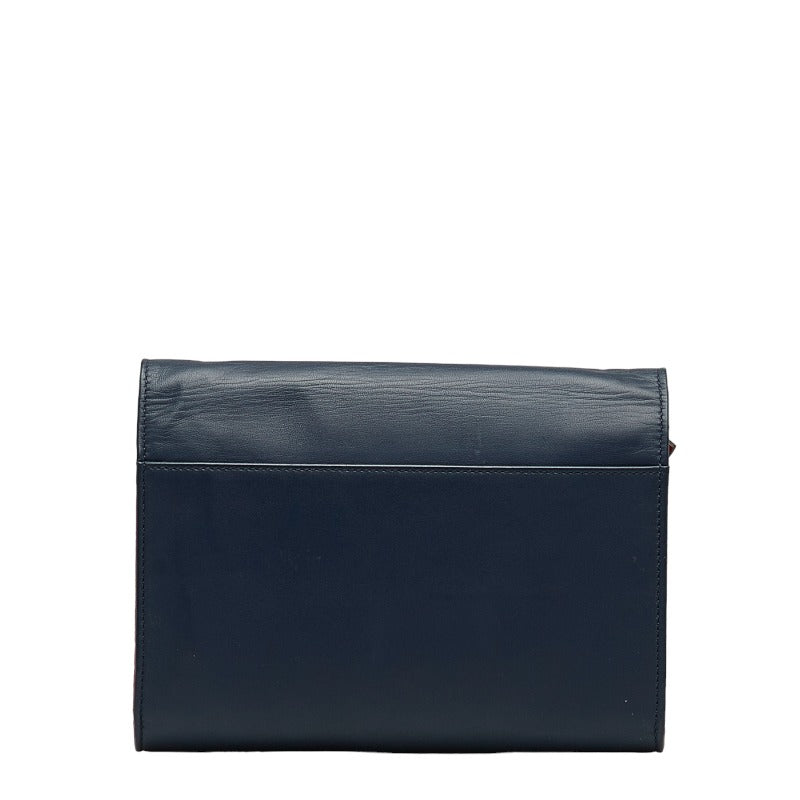 GUCCI Gucci 401231 Shoulder Bag Leather Navi