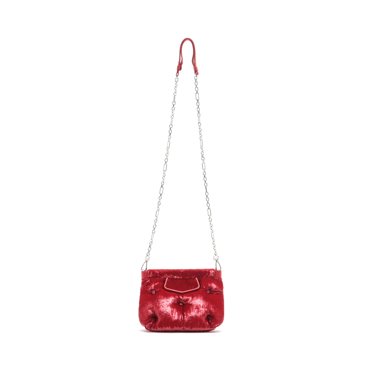Mason Margiela Gramsum Belloa Chain Shoulder Bag Red Dale