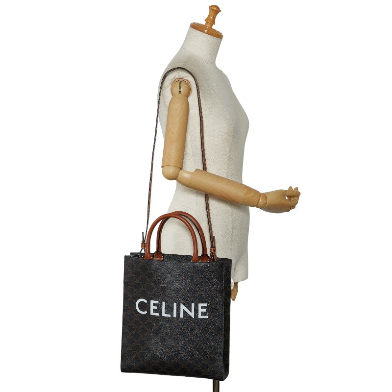 Celine Trionf Handbags  Black Brown