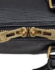 Louis Vuitton Epi Alma Handbag M52142 Noneir Black Leather  Louis Vuitton