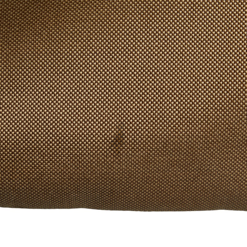 Prada logo Jaguar sliding shoulder bag BT0551 beige brown canvas leather ladies PRADA