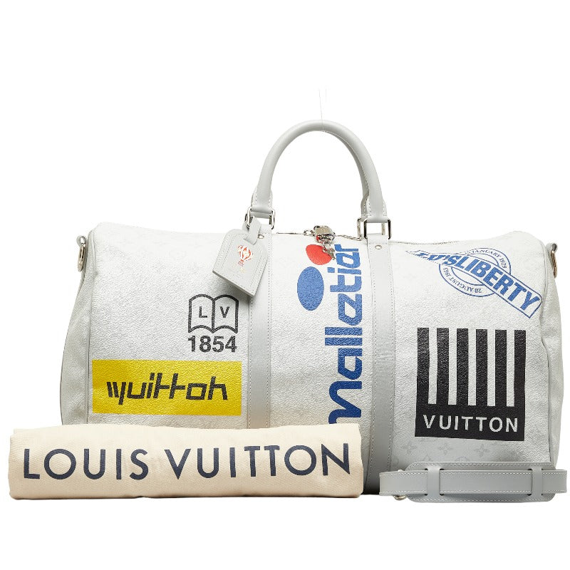 Louis Vuitton Patch Keepall Bandouliere 55 波士頓包 M44643