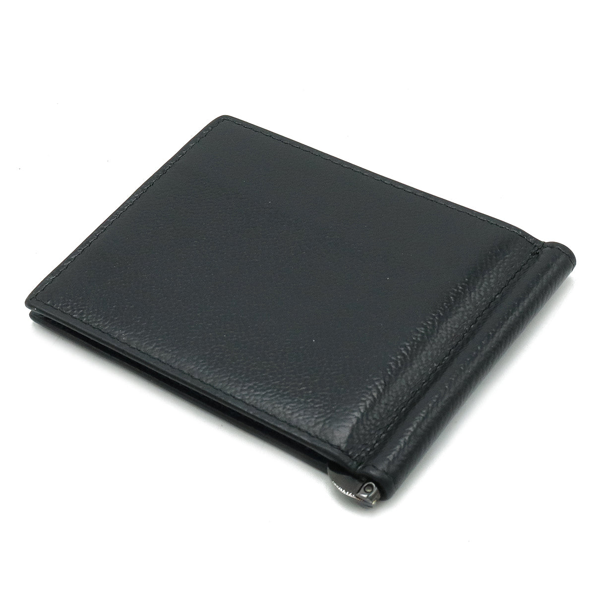 PRADA Prada 2 Folded Wallet 2 Folded Wallet Money Clip Leather NERO Black Black Navi  2MN077