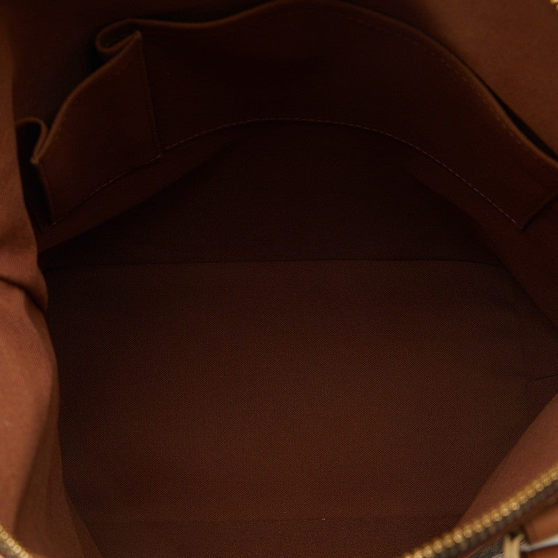 Louis Vuitton Monogram Rocket Vertical Handbag M40103 Brown PVC Leather  Louis Vuitton