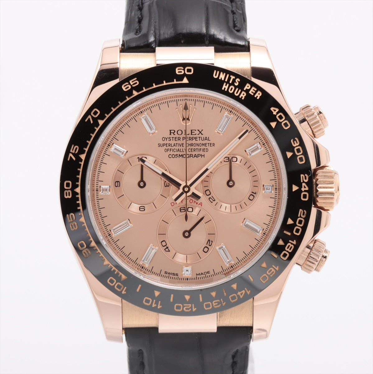 Rolex Cosmograph Dtona 116515LNA PG x External Leather AT Pink Screenplate