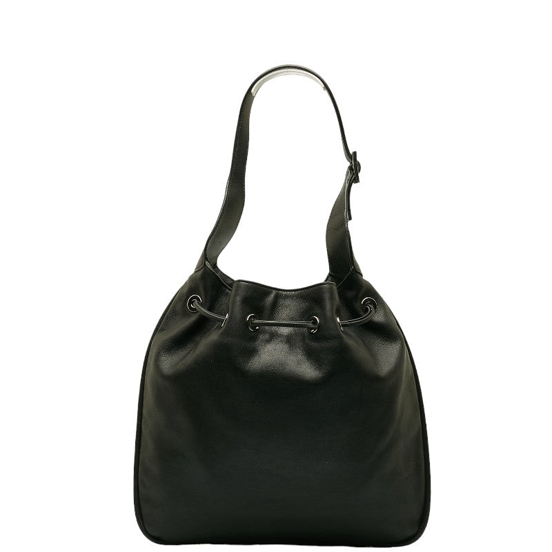 GUCCI Gucci 001 4030 Shoulder Bag Leather Black