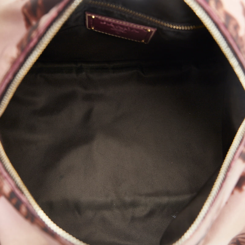 PRADA BL0567 Mini Boston Bag Nylon/Leather
