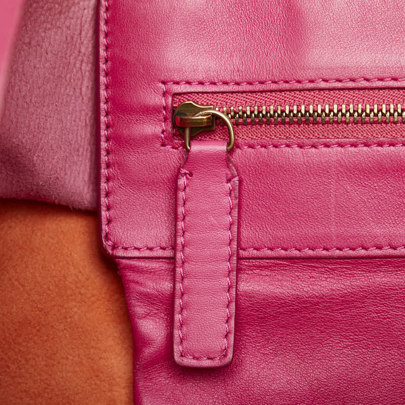 Celine Horizon Caba Handbags Laser Pink Orange Ladies Paris