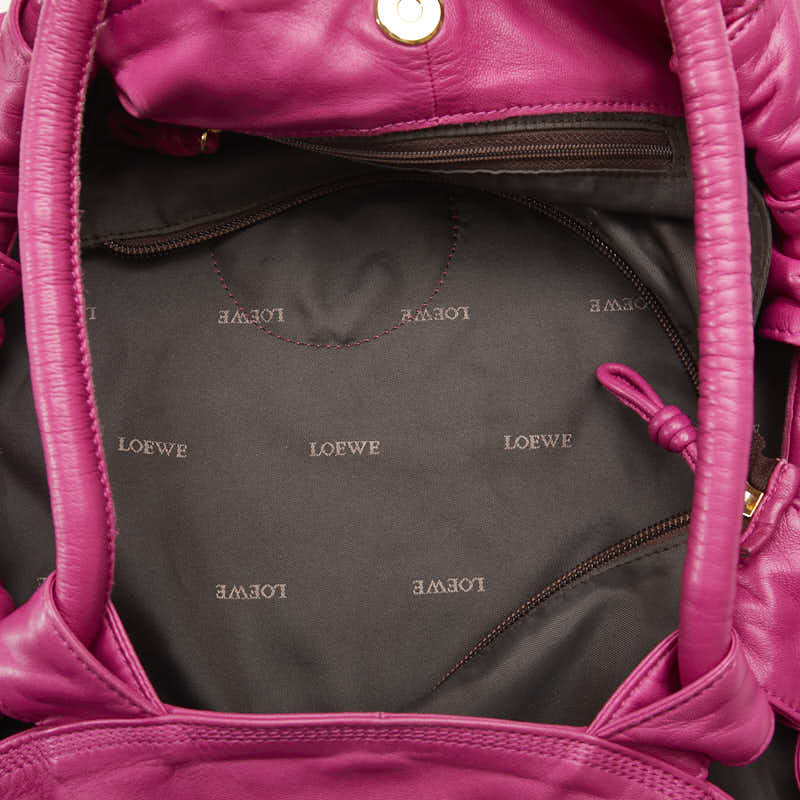 Loebe Anagram Napa Ayre Handbag 011012 Pink Leather Ladies LOEWE