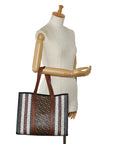 Burberry TB Monogram Strip Shoulder Bag 8019383 Brown Multicolor PVC Leather Ladies BURBERRY