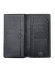 Louis Vuitton Tiger Portcourt Credy Long Wallet M31002 Old Black Leather Men LOUIS VUITTON