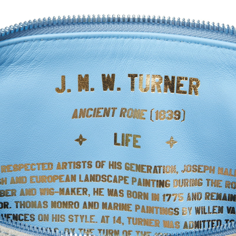 Louis Vuitton Masters Collection Turner Speed 30 Handbag M43306 Blue Multicolor PVC Leather Ladies Louis Vuitton