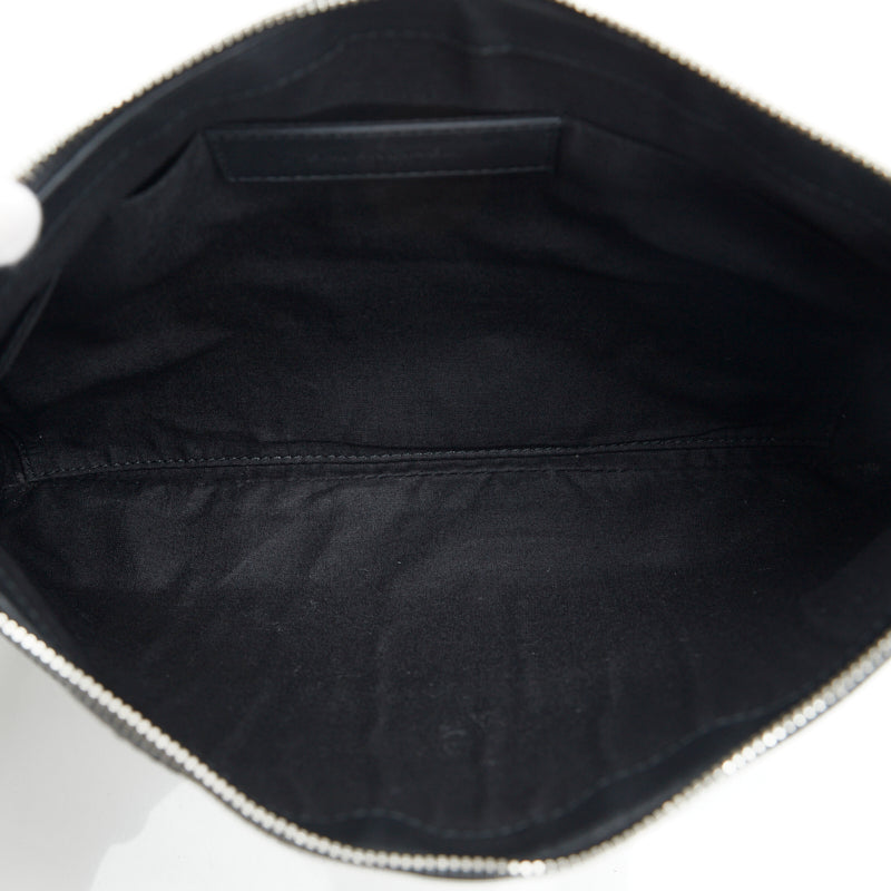BALENCIAGA Clutch Bag in Calf Leather Black Men’s