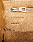 Loeb Anagram Flamenco Knot s Bag Shoulder Bag Beige Black Leather Ladies LOEWE [ Paris]