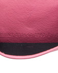 BALENCIAGA Envelope Wallet Mini in Grain Calf Leather Pink 391446