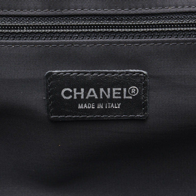 Chanel New Label Line Handbags Nylon Black Ladies and Gentlemen