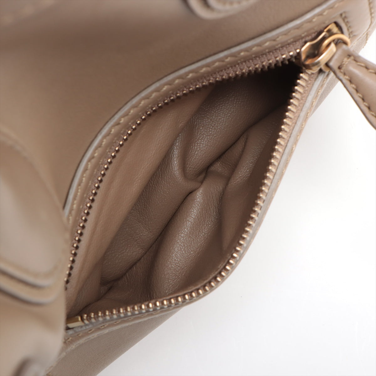 Celine Lagoon Mini  Leather Handbags Beige