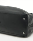 FENDI Peekaboo Lodge Handbag in Leather Black 8BN210