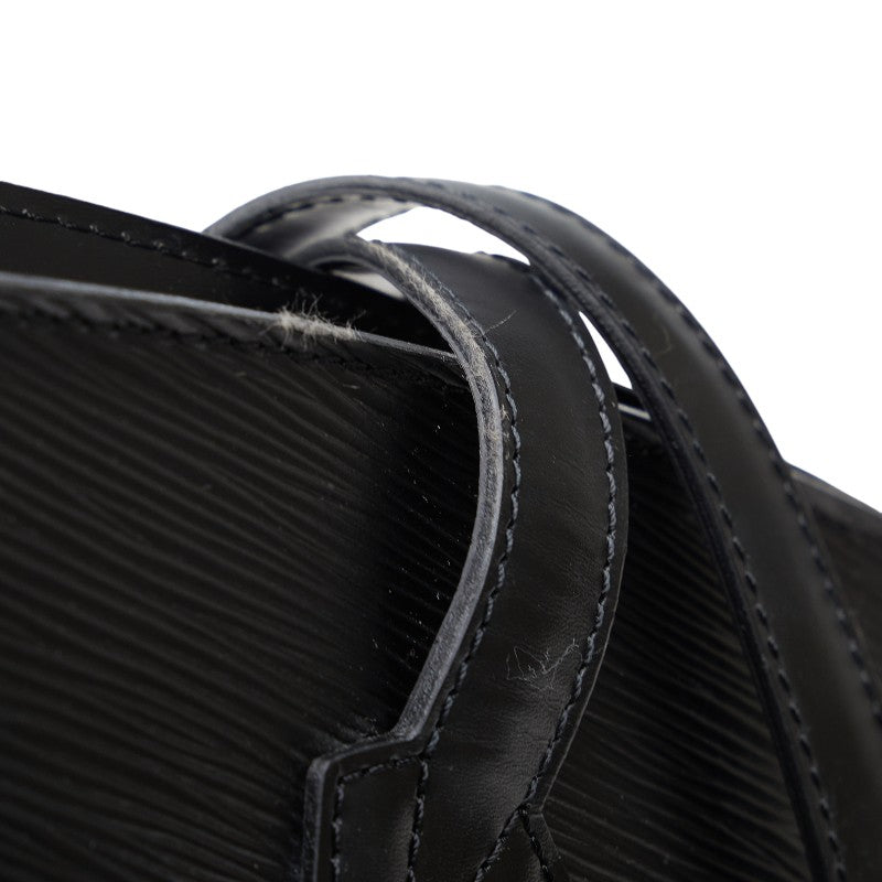 Louis Vuitton Epi Sanjack ping Handbag M52262 Noir Black Leather  Louis Vuitton