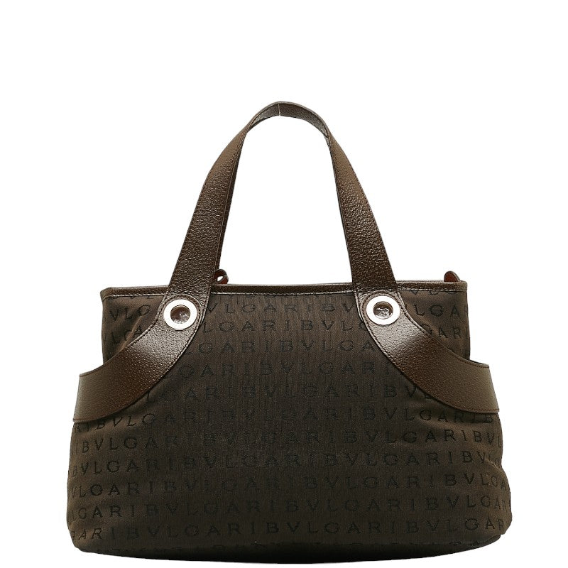 Logomania Handbags Brown Nylon Leather  BVLGARI