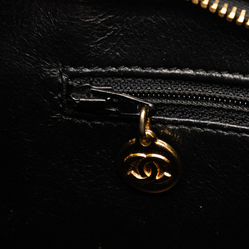 Chanel   Cocomark Tooth Bag Handbag Black Caviar   Chanel