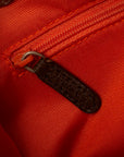 Logomania Handbags Brown Nylon Leather  BVLGARI