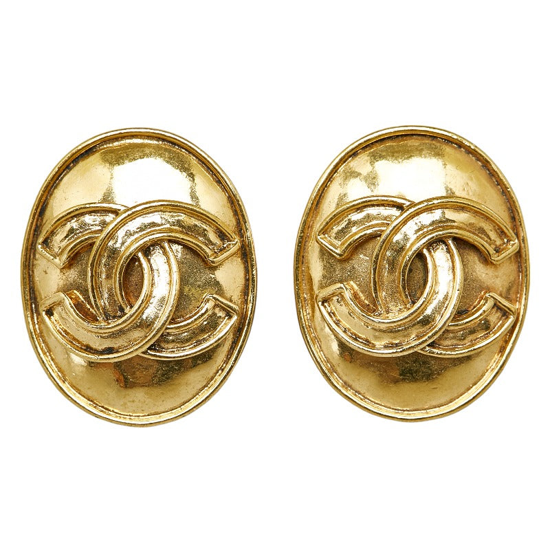 Chanel Cocomark Drop Earring Gold   Chanel