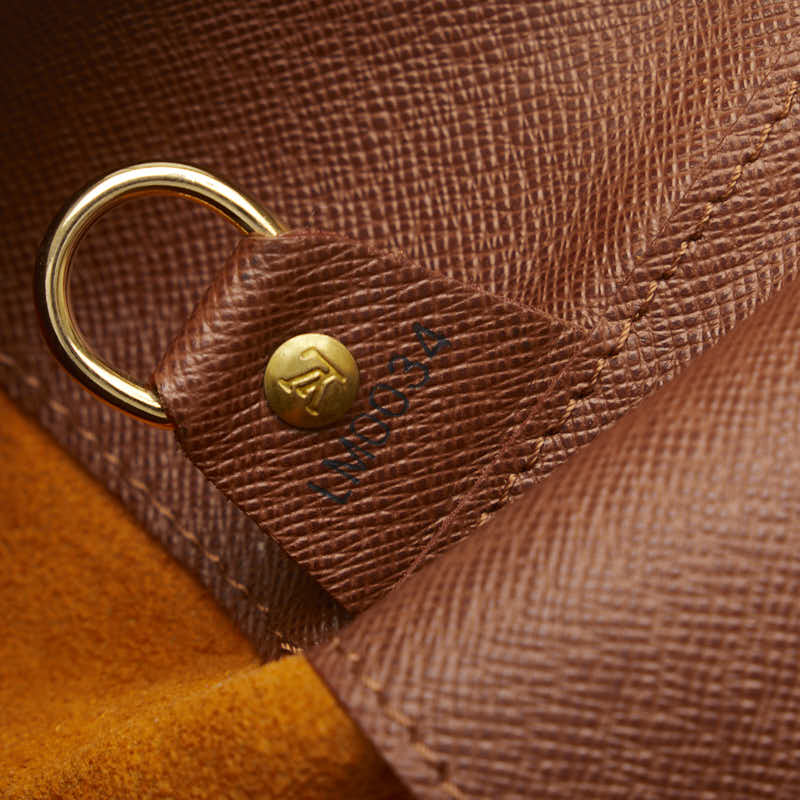 Louis Vuitton Monogram Muset Slipper Shoulder Bag M51256 Brown PVC Leather  Louis Vuitton
