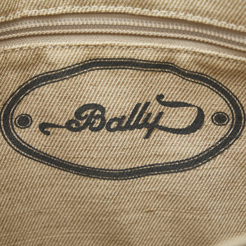 Barry Strip  Handbags White Multicolor Canvas  BALLY [Ginestone ]