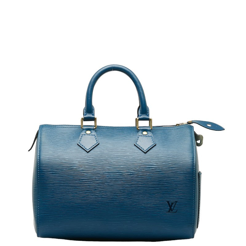Louis Vuitton Epic Speed 25 Handbag Mini Boston Bag M43015 Trad Blue Leather Lady Louis Vuitton