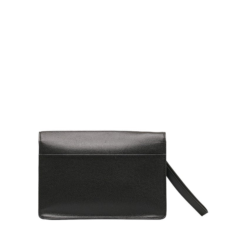 Louis Vuitton Taiga Selenga Backpack Second Bag M30782  Black Leather Men LOUIS VUITTON