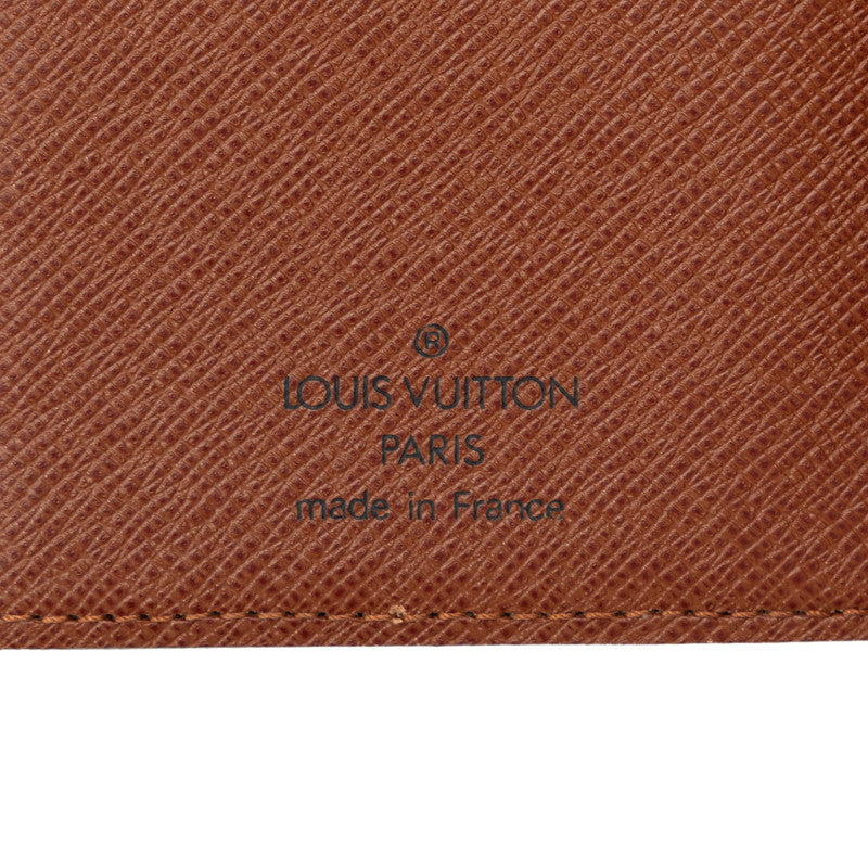 Louis Vuitton Double Folded Wallet M58013 Brown PVC Leather  Louis Vuitton