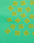 Hermès Carré 45 Putiquaire carf Emerald Green Yellow Silk  Hermès