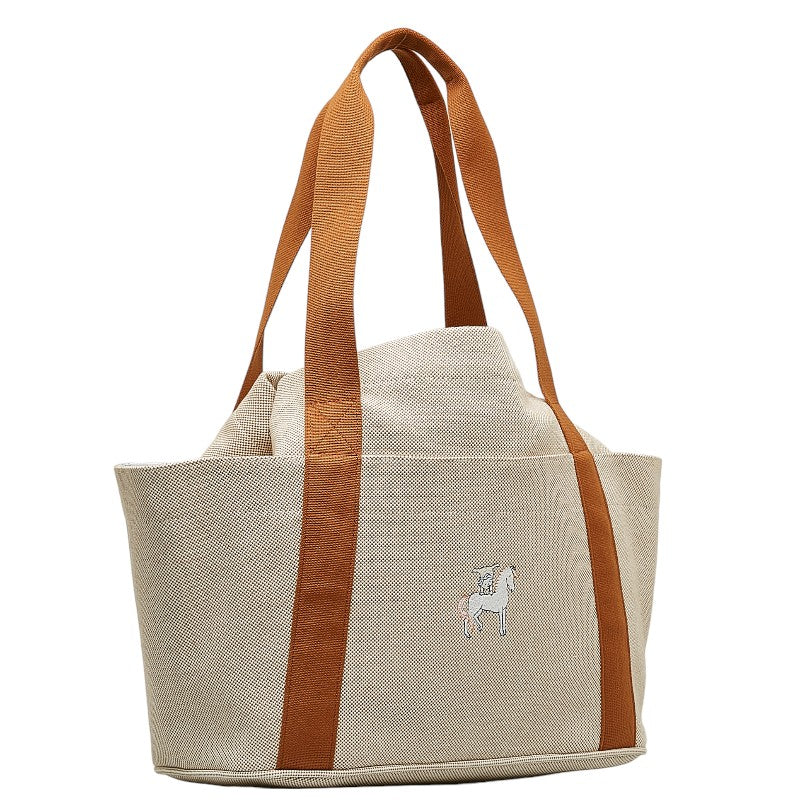 Hermes Cabriolet Handbag Mother&#39;s Bag Brown Beige Twilight Ash  Hermes