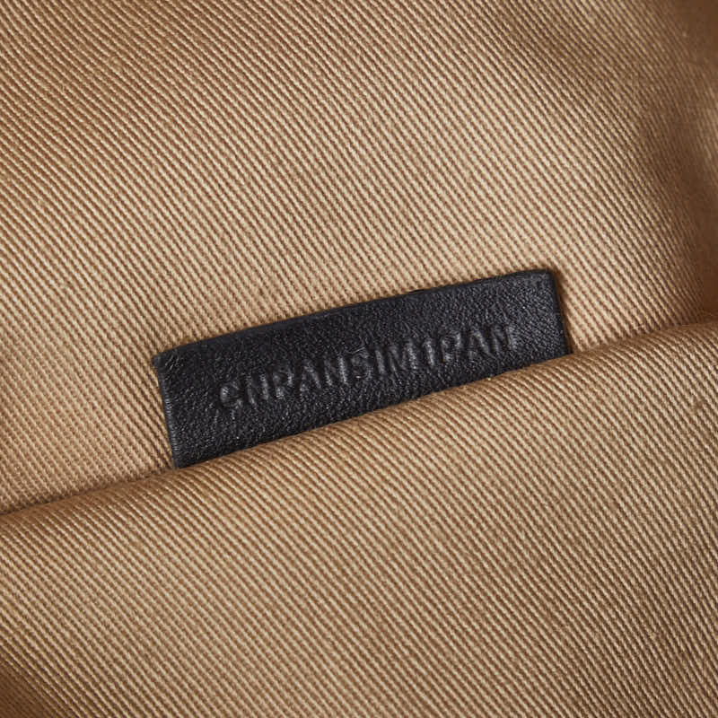 BURBERRY BARBERRY Check handbags canvas/leather black beige 【senior】 ladies and gentlemen 【Ginestapo Paris】 happy market shop
