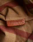Burberry Nova Check Bag Beige Brown Canvas Leather
