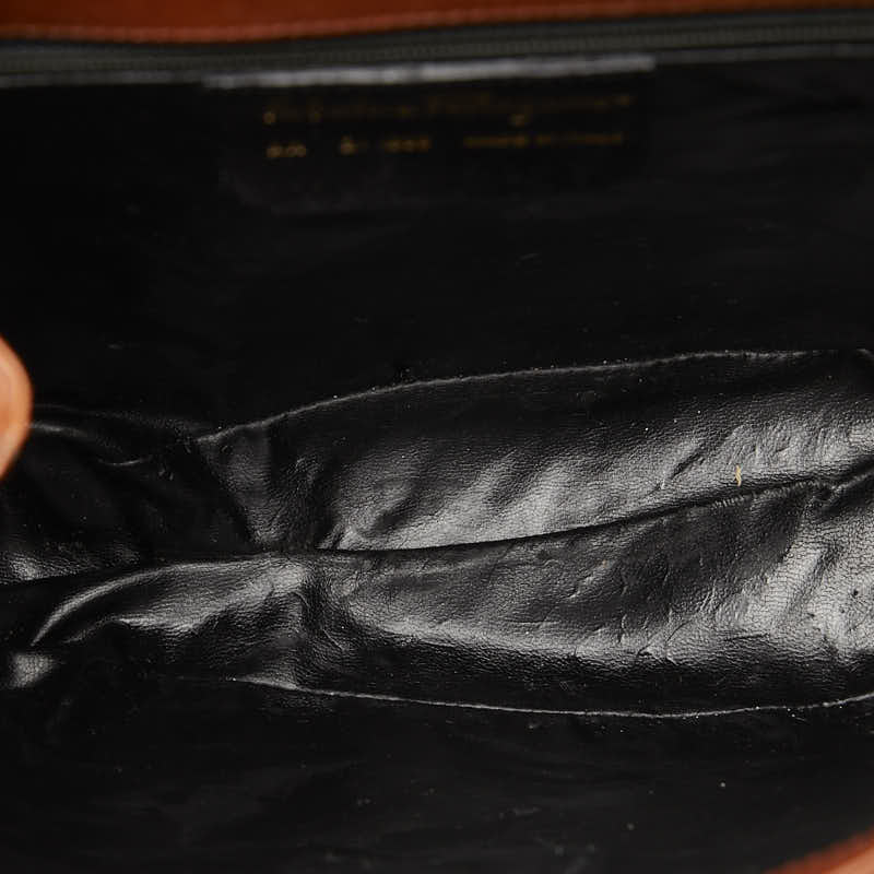 Salvatore Ferragamo Salvatore Ferragamo AN 21 1668 Shoulder Bag Leather Brown