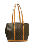 Louis Vuitton Monogram Babylon Tote Bag M51102 Brown PVC Leather  Louis Vuitton