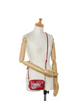 PRADA Crossbody Bag in Saffiano Patent Red 1N1674 Ladies