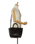 PRADA Prada Shoulder Bag Leather Black Ladies Market