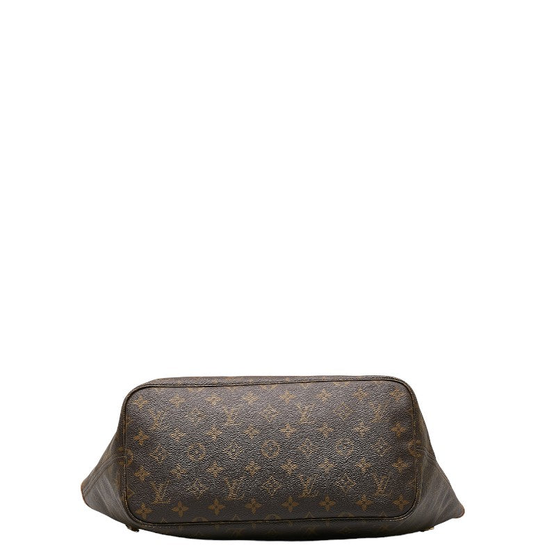 Louis Vuitton Monogram M40156 Neverfull Tote Bag PVC/Leather Brown
