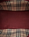 Burberry Nova Check Handbags Red Leather Ladies Burberry