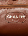 Chanel logo toast bag brown leather ladies Chanel toast bag
